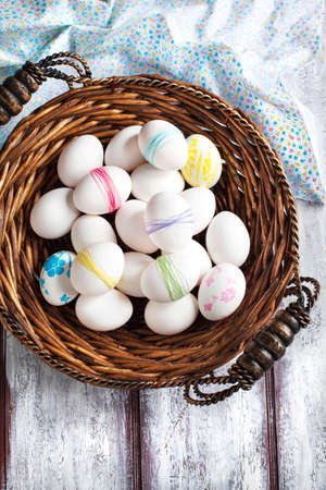 Easter eggsの写真素材
