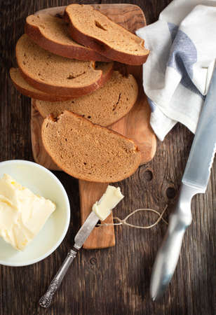 Lithuanian Rye Breadの写真素材