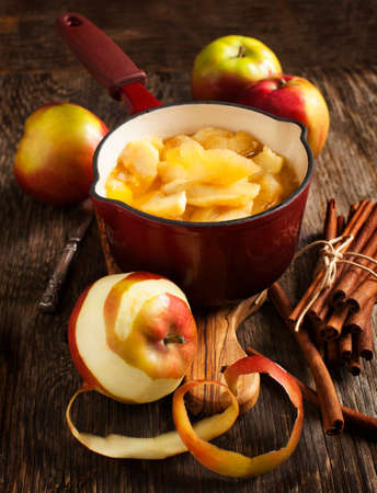 Caramel apple sauceの写真素材