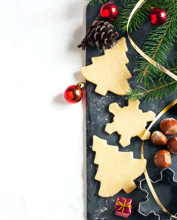 Baking Christmas cookies.の写真素材