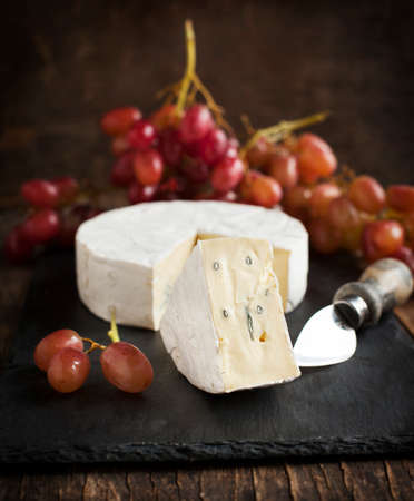 Cheese and grape.の写真素材