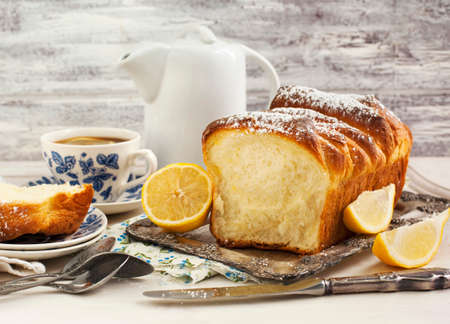 Sweet Lemon Breadの写真素材