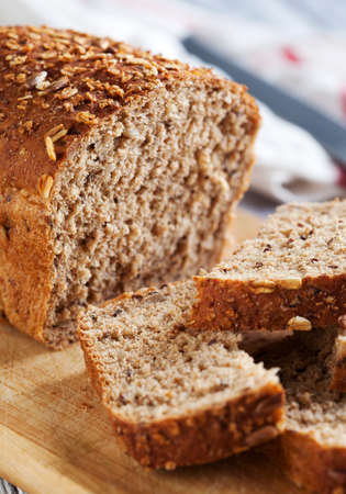 Whole Grain Bread. Selective focus