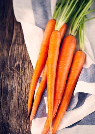 Fresh carrotsの写真素材