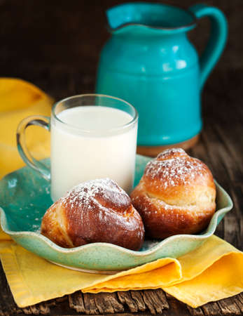 Sweet Yeast Roll Bunsの写真素材
