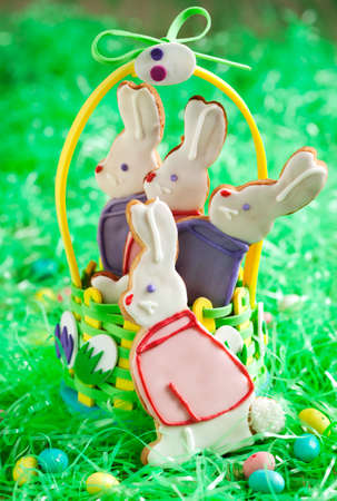 Easter bunny cookies. Shortbread cookies.
