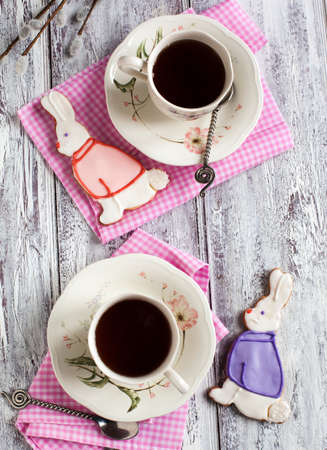 Easter bunny cookies. Shortbread cookies.