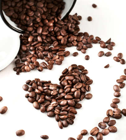Coffee Beans in a jar. Toned imageの写真素材