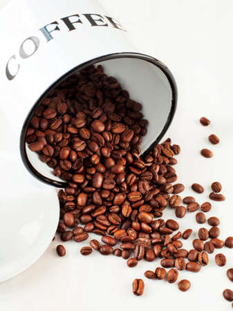 Coffee Beans in a jar.の写真素材