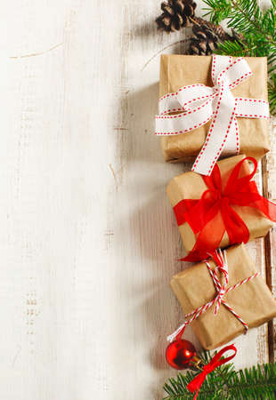 Christmas gifts.の写真素材
