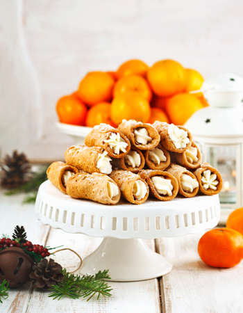 Sicilian cannoliの写真素材