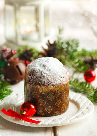 Christmas Mini Panettoneの写真素材
