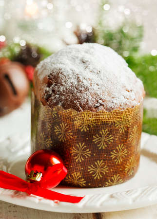 Christmas Mini Panettoneの写真素材