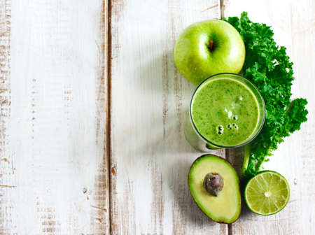 Green juice. Healthy drink.