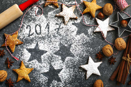 Christmas cookiesの写真素材