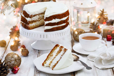 Honey cakeの写真素材