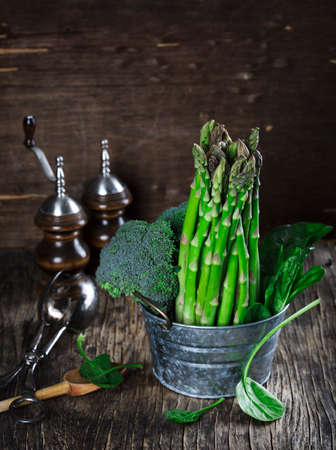 Fresh green vegetablesの写真素材