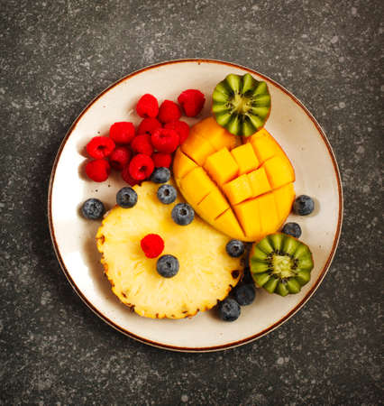Fresh fruits. Healthy eating.の写真素材