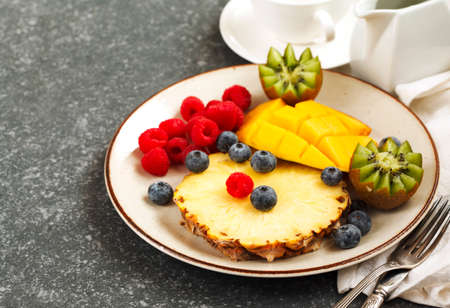 Fresh fruits. Healthy eating.の写真素材