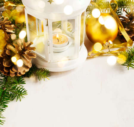 Christmas decoration. Christmas background, Selective focusの写真素材