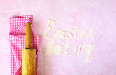 Easter baking. Easter backgroundの写真素材