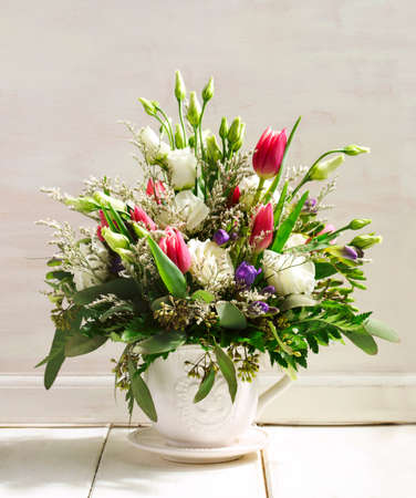 Beautiful bouquet of flowersの写真素材