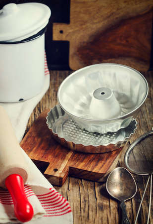 Baking utensils. Baking preparationの写真素材