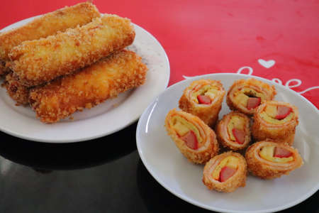 Homemade Chicken nuggetsの写真素材