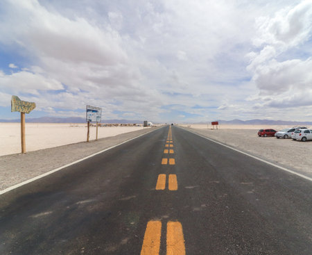 Road in Death Valley National Park, California, United States of Americaの写真素材