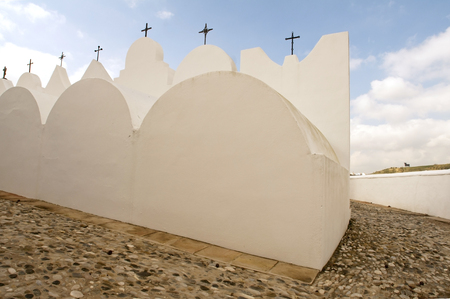 Casabermeja, traditional Spanish graveyard Andalusia Spainの写真素材