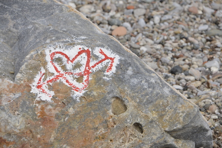 LESVOS, GREECE March 02, 2016: Words written by refugees and volunteers on walls at the Greek island Lesvos. Hotspot Moria, deportation center refugees.のeditorial素材