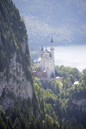 The Schwangau castle at Tegel berg Germanyのeditorial素材