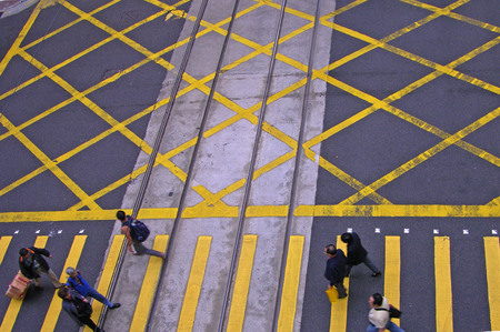 Hongkong, China, 03 December 2006: street life Hongkongのeditorial素材
