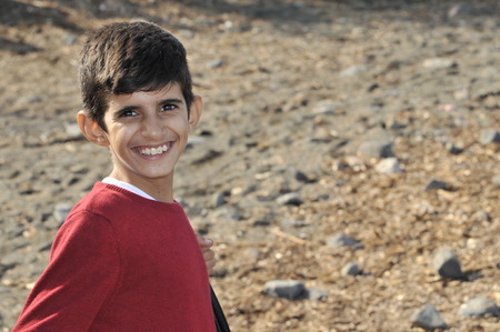 Lesvos, Greece- October 12, 2015, 2015. Refugee migrants, arrived on Lesvos in inflatable dinghy boats, they stay in refugee camps waiting for the ferry to mainland Greece continuing their journeys through Europe to seek asylum.のeditorial素材