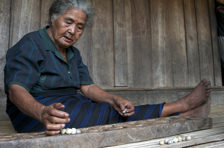 Flores-december 02. Inhabitant of Flores 02-12-2012のeditorial素材