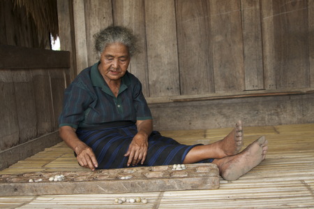 Flores-december 02. Inhabitant of Flores 02-12-2012のeditorial素材