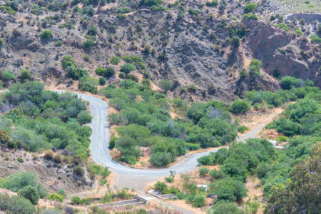 Hills near Kalavasos Dam, Cyprusの写真素材