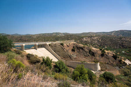 Kalavasos Dam, Cyprusの写真素材