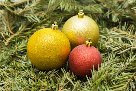 Christmass tree docorationの写真素材