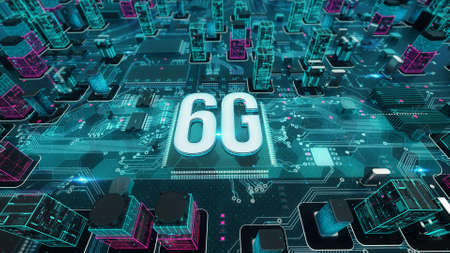 Digital city, diversity of business, technology and internet conceptの写真素材