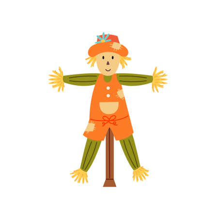Garden scarecrowのイラスト素材