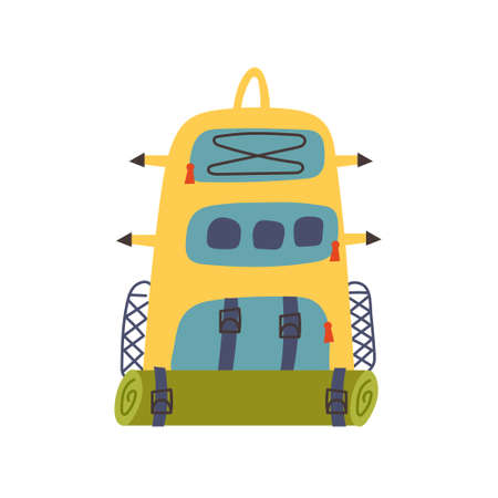 Hiking backpackのイラスト素材
