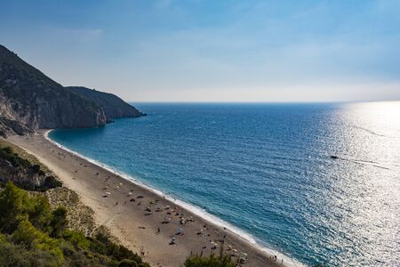 Mylos beach in lefkada, Greeceのeditorial素材