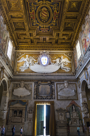 The Basilica of Santa Maria in Aracoeli, Rome, Italyのeditorial素材