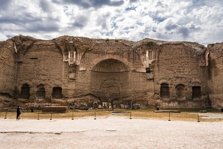 Ruins of the Baths of Caracalla - Terme di Caracallaのeditorial素材