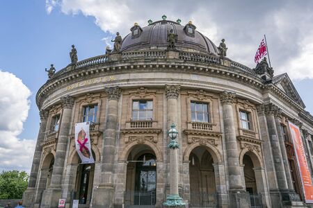 Berlin, Germany - August 14, 2019: The Bode Museum on the museum island in the Mitte district of Berlin.のeditorial素材