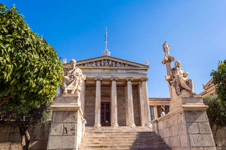 Athens, Greece - March 1, 2020: The Academy of Athens, Attica - Greece