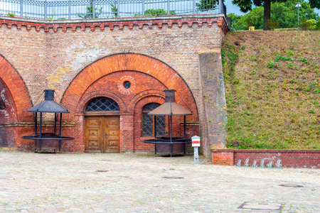 Berlin, Germany - August 16, 2019: View of the Berlin Spandau Castle Citadel
