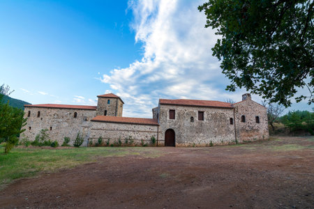Andromonaster is hidden in an isolated overgrown ravine near the settlement of Petralona in...