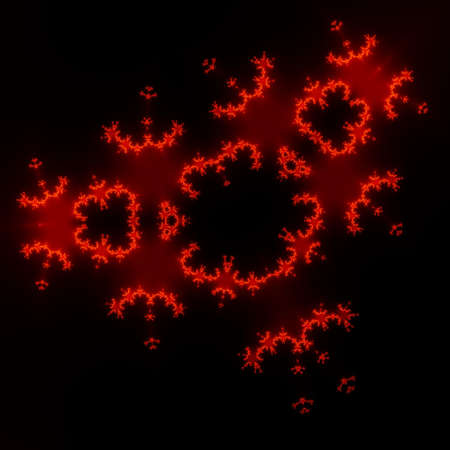 A Mandelbrot family fractal, generate with Fraqtive.の写真素材